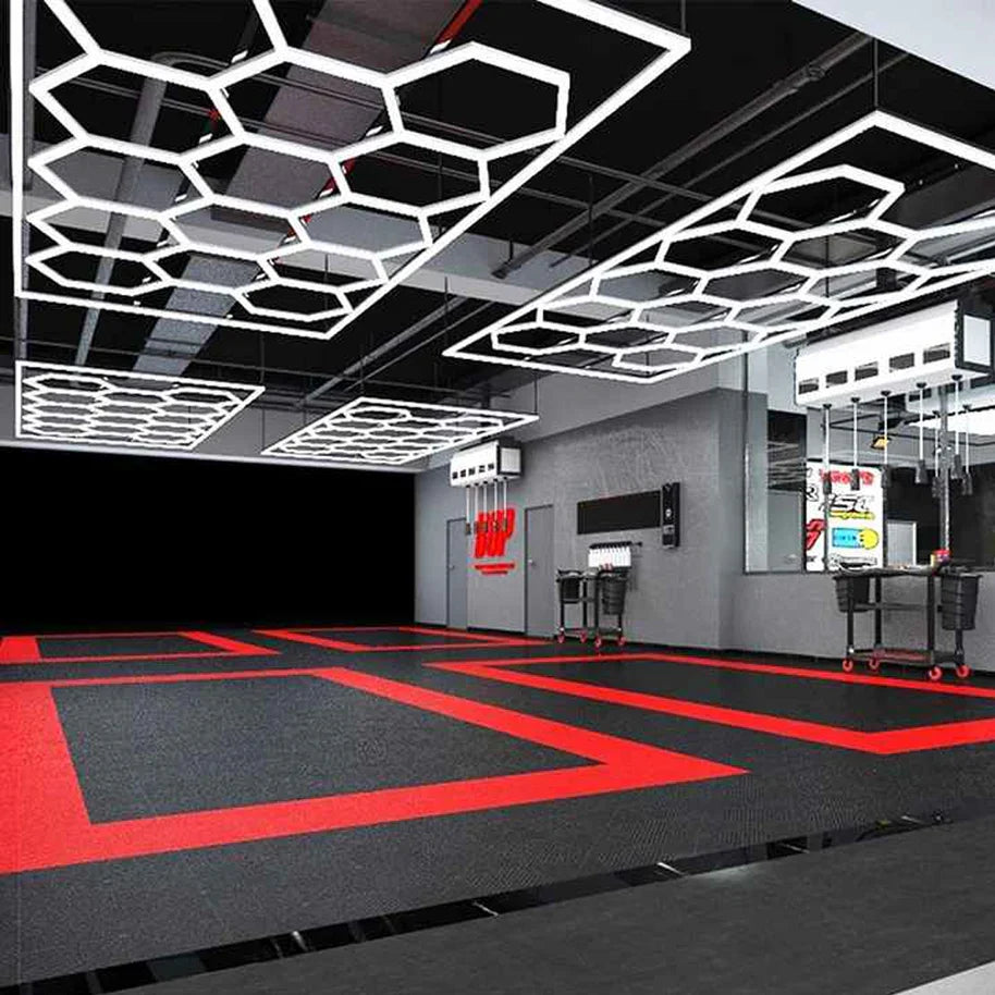 HEXAGON LED világítás - 244x485 cm