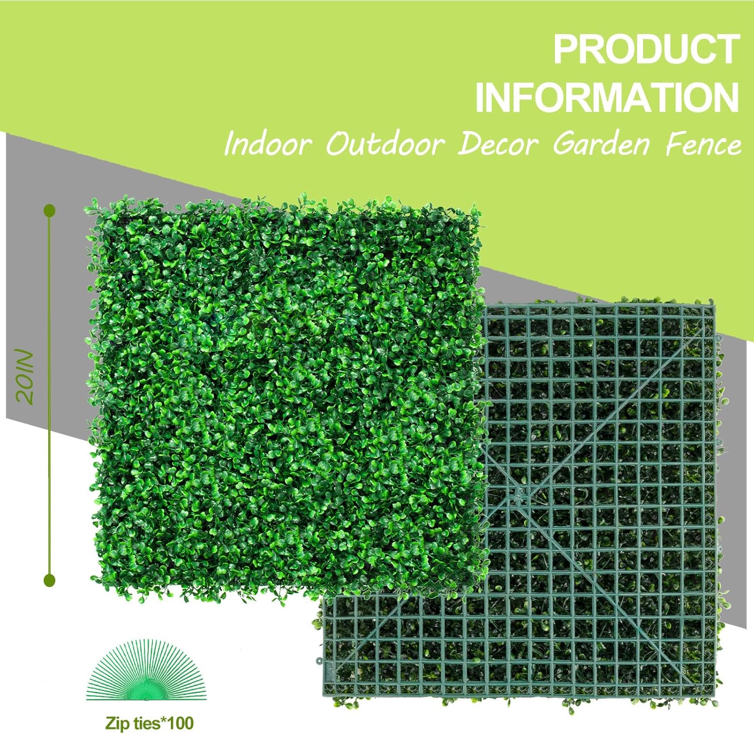 Prémium műanyag kerítés GreenGarden