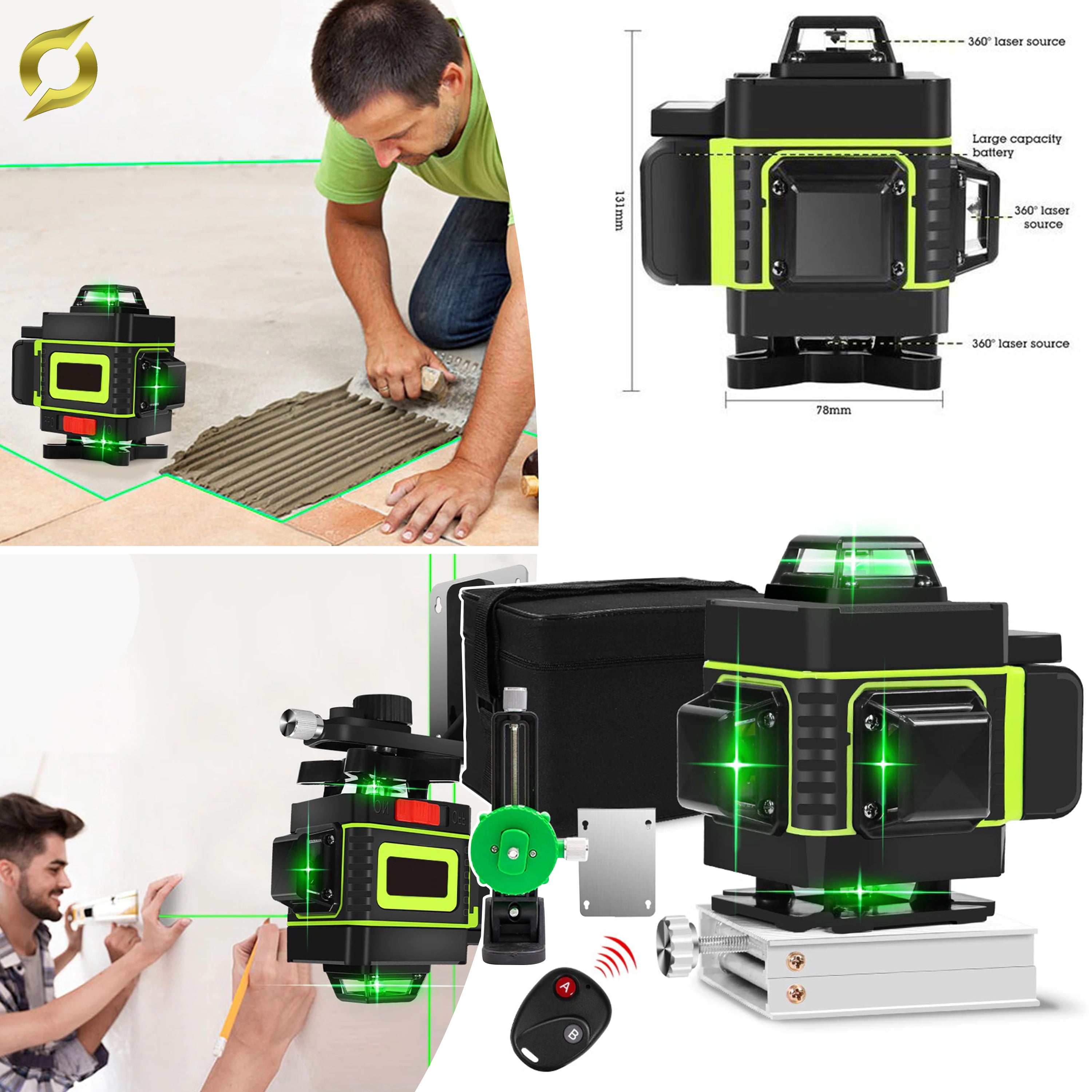 Automatikus lézeres szintező | LaserAligner