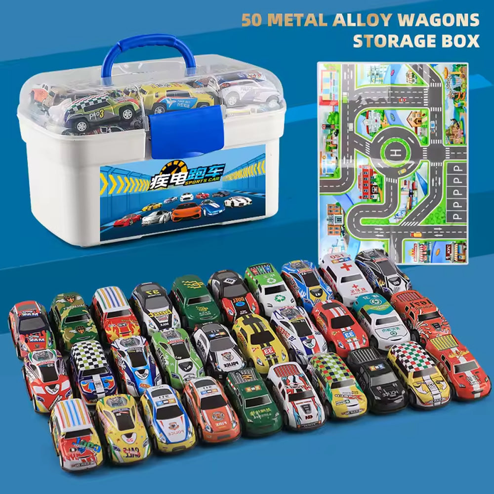 Set od 50 fém autó | SpeedRacers