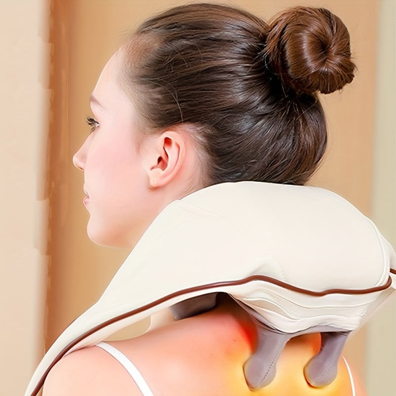 5D VEZETÉK NÉLKÜLI SHIATSU NYAK-HÁTMASSZÍRÓ
