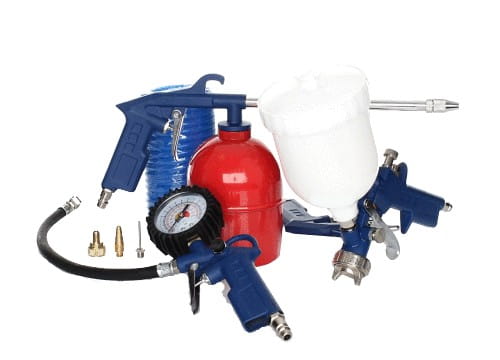 OLAJKOMPRESSZOR Kraft&Dele® 24L + PNEUMATIKUS KÉSZLET 8U1