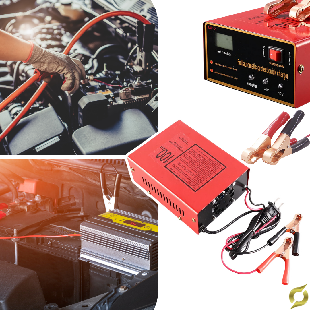 Straus Tech 12V/24V töltő autós akkumulátorokhoz