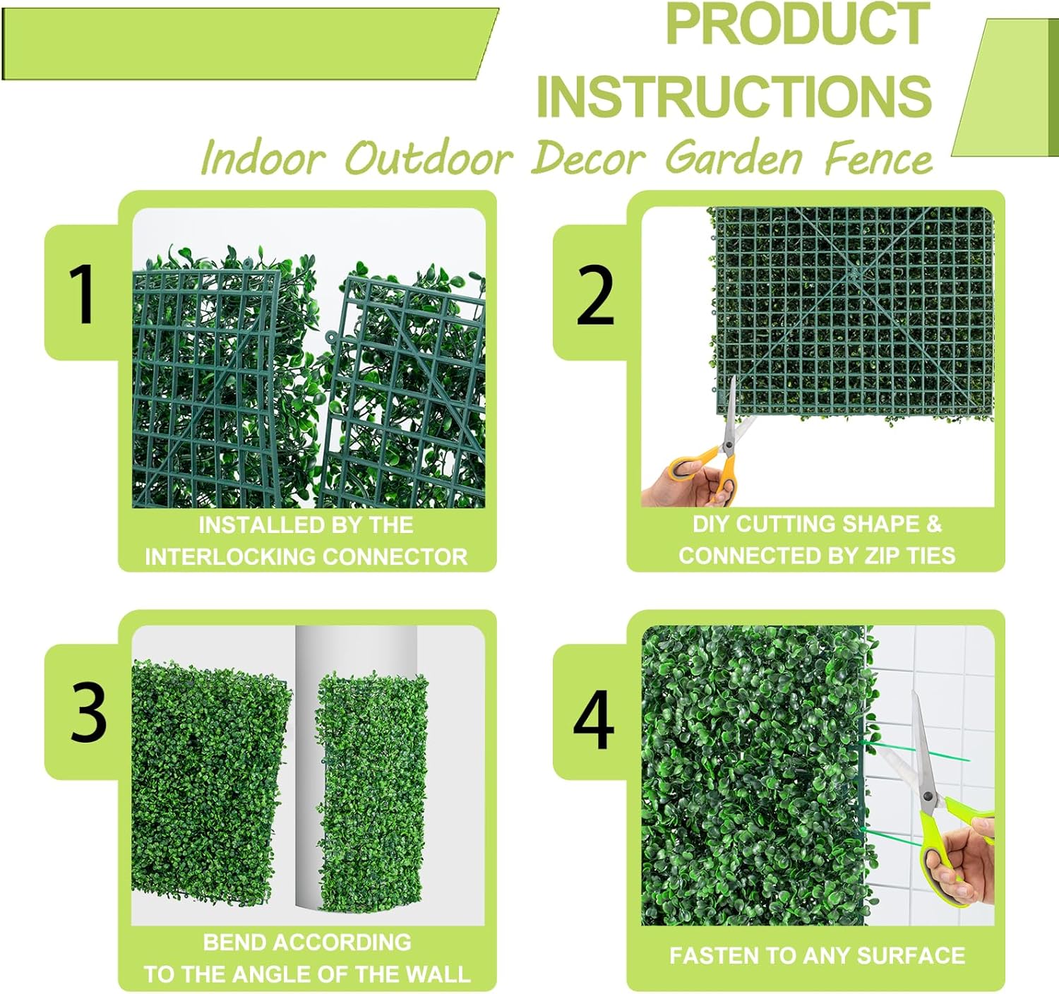 Prémium műanyag kerítés GreenGarden