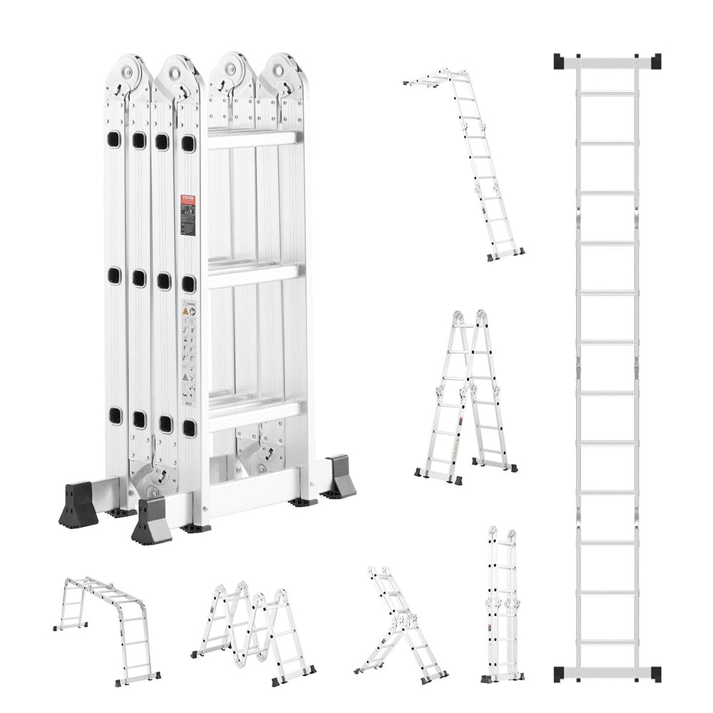 7 az 1-ben Többfunkciós Összecsukható Létra (350 cm)