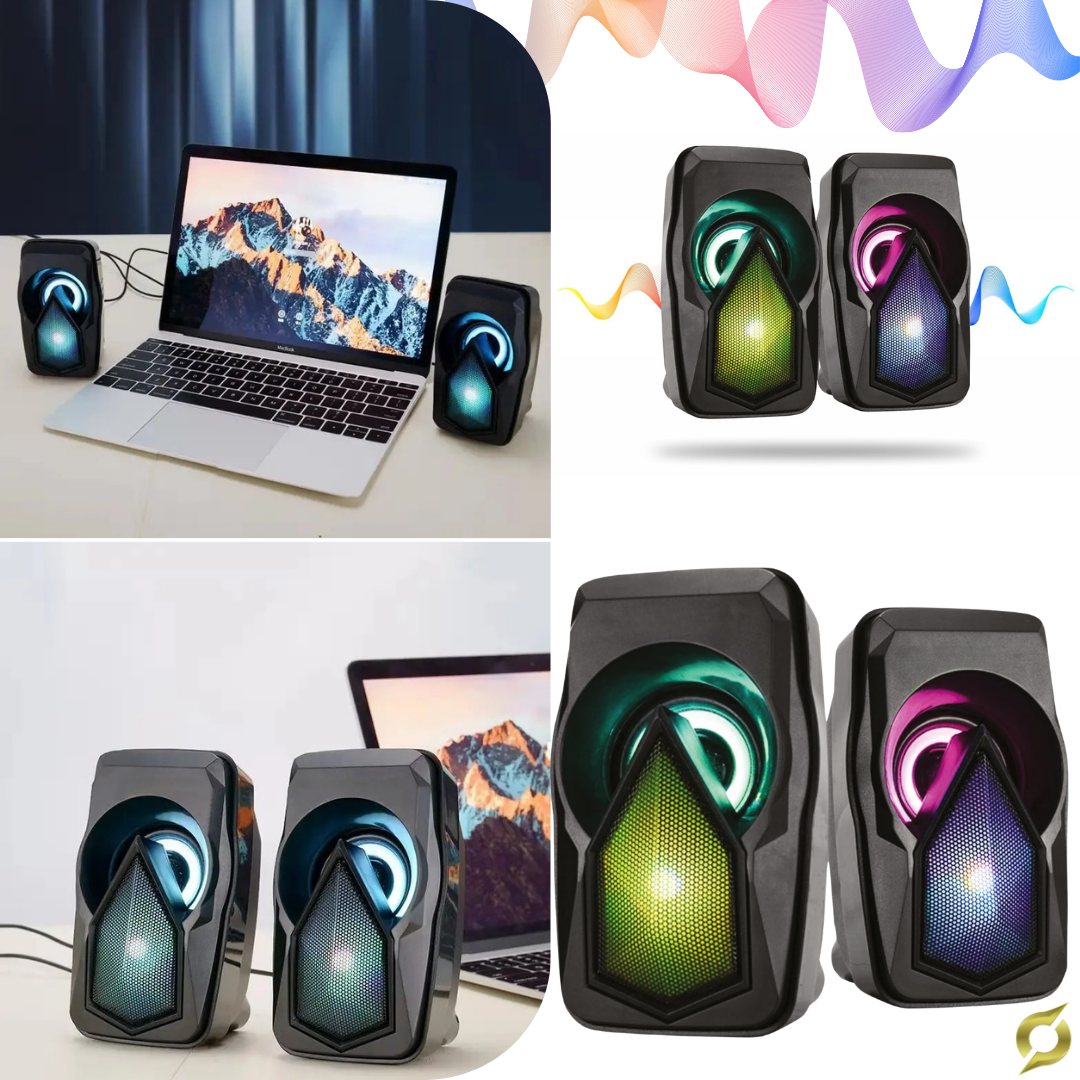 Asztali LED USB hangszórók
