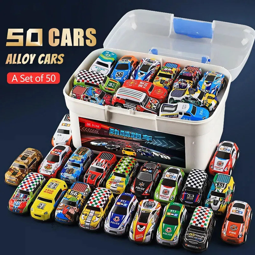 Set od 50 fém autó | SpeedRacers