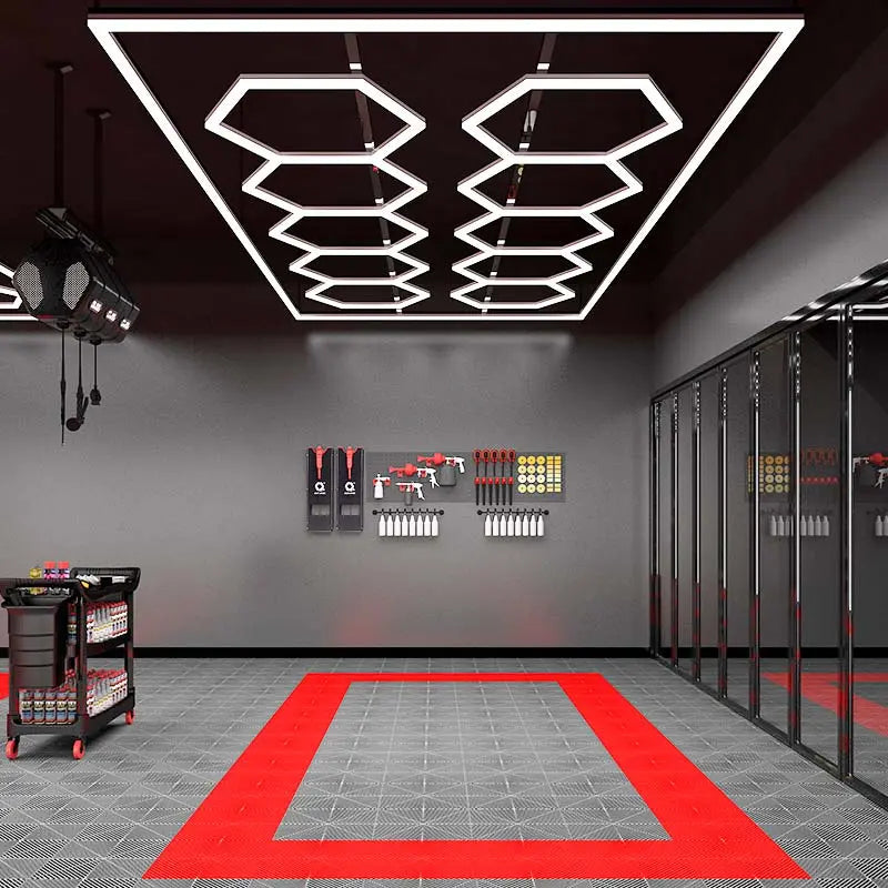 HEXAGON LED világítás - 244x485 cm