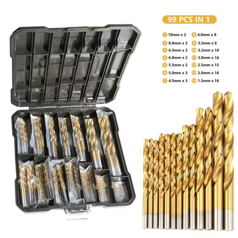 99 darabos fúrókészlet | Drill Bit Set