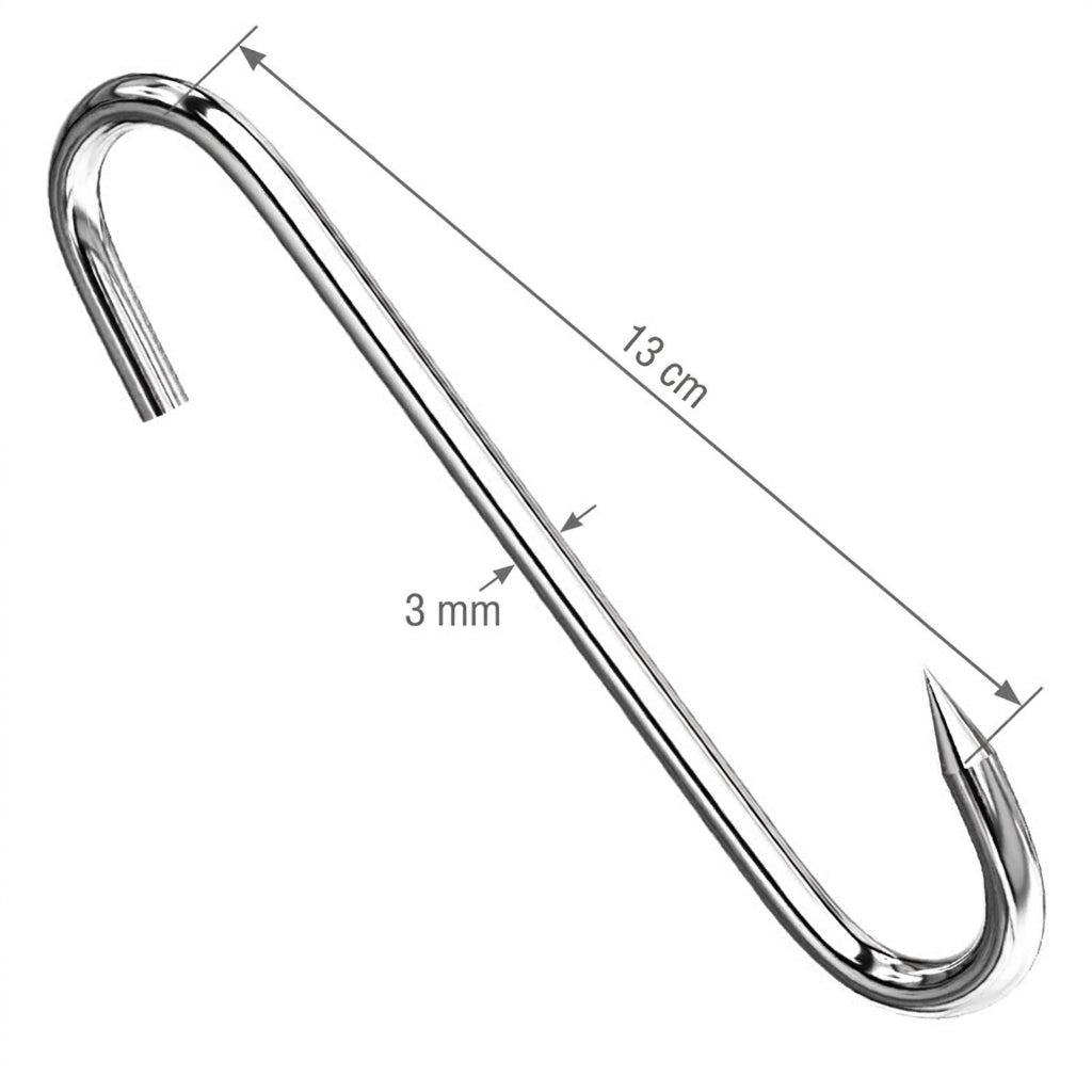 INOX hús kampók (50 db/csomag)
