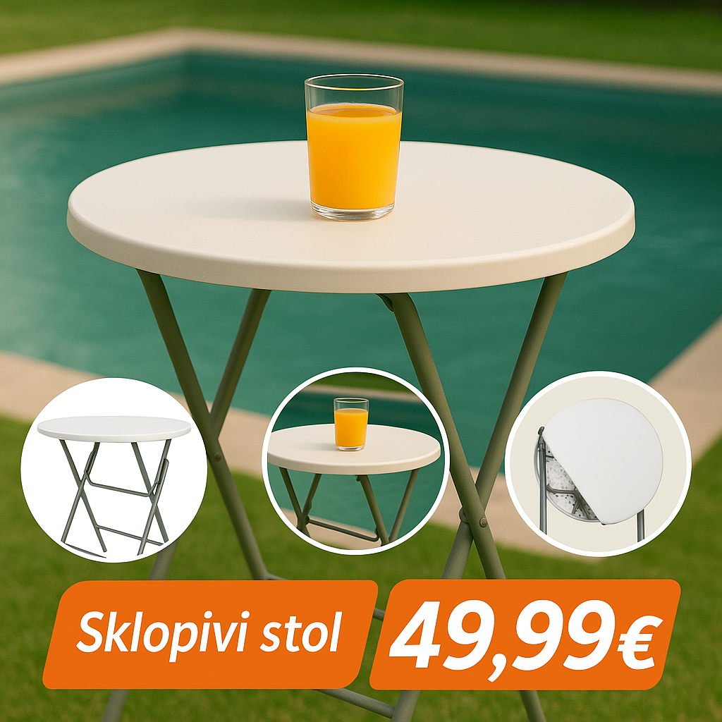 Összecsukható bárasztal
