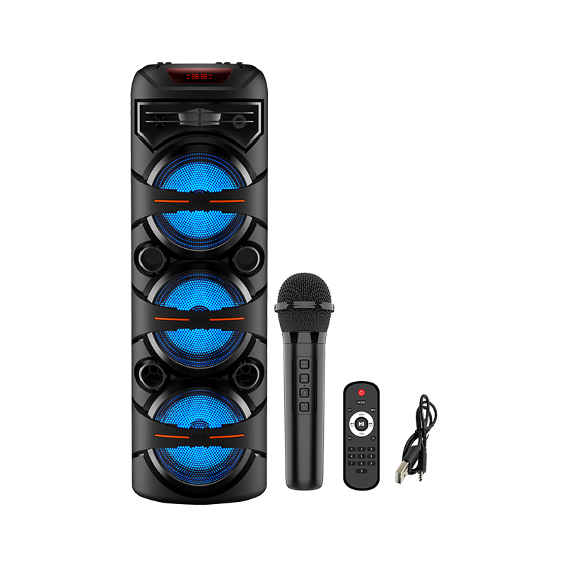 Jumbo Party Hangszóró 90 cm Extra Bass 3 Hangszóróval