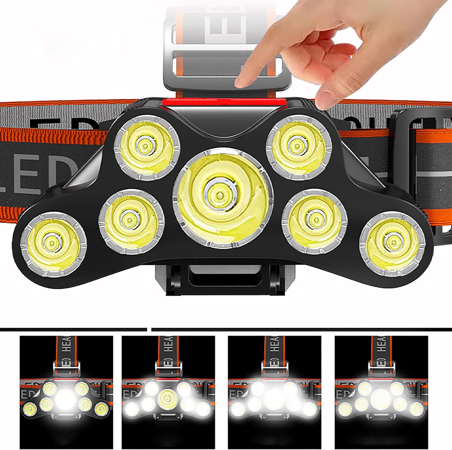 Fejlámpa Fejre 11 Led Diódával | HeadBeam