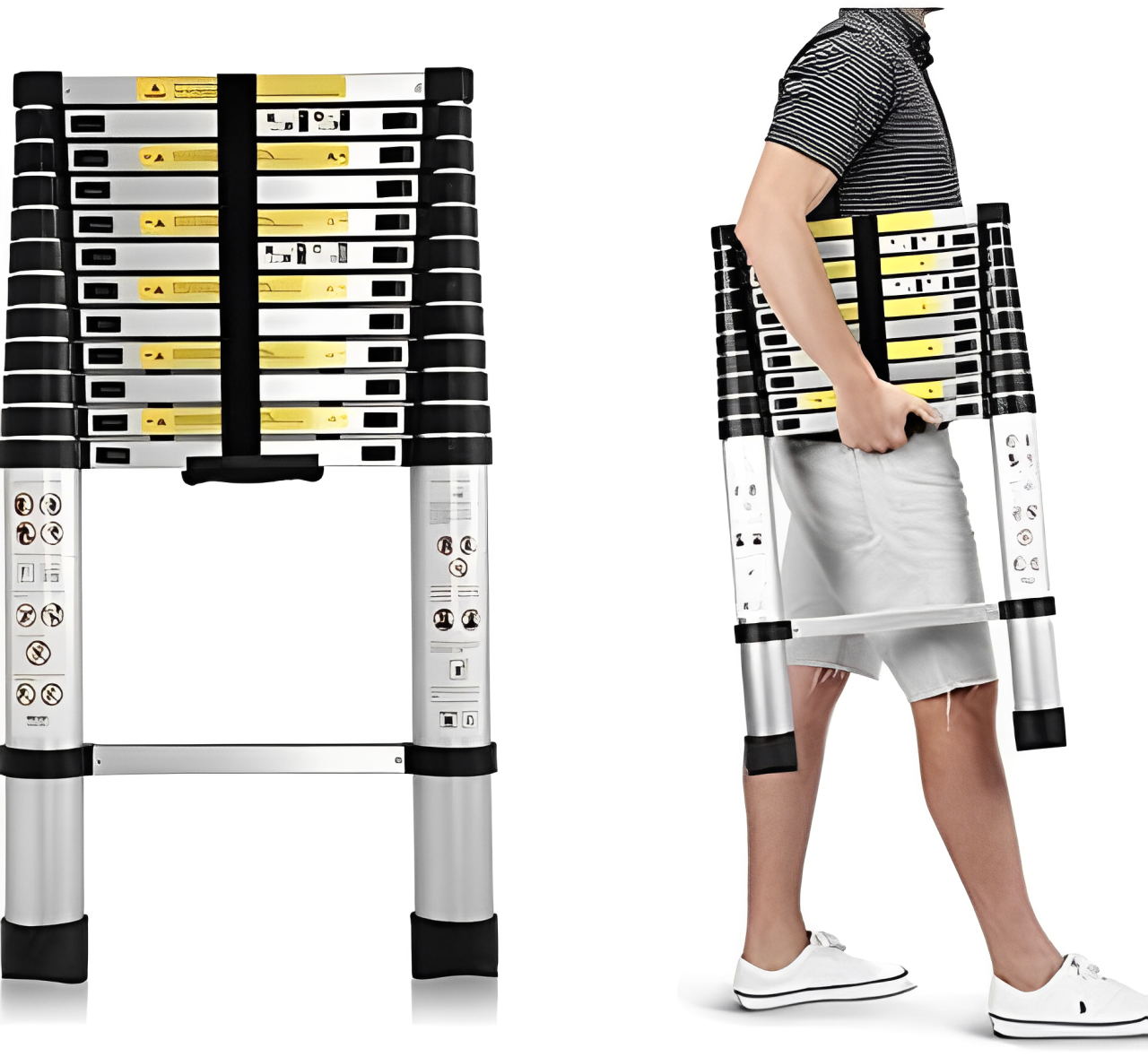 Straus Tech Teleszkóplétrák - 3,8 m / 4,4 m